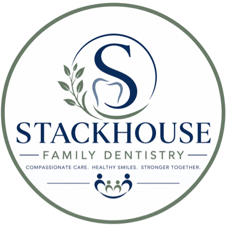 Stackhouse Family Dentistry circular badge logo